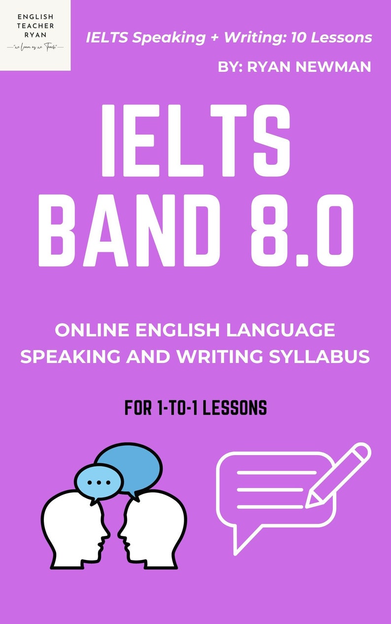 Target Band 8.0 IELTS Speaking and Writing Preparation Course Etsy Canada