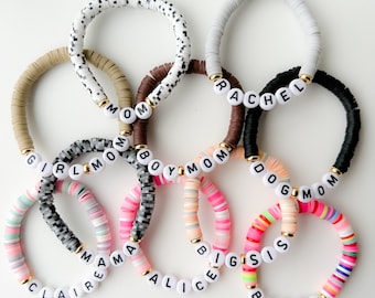 Personalized Name Bracelet | Heishi Bead Bracelet | Custom Kids Name Bracelet | Heishi Beaded Bracelet | Gifts for Her |Eras Tour