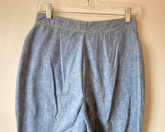Handmade Vintage 1970s Lightweight Bell Bottoms - image 5
