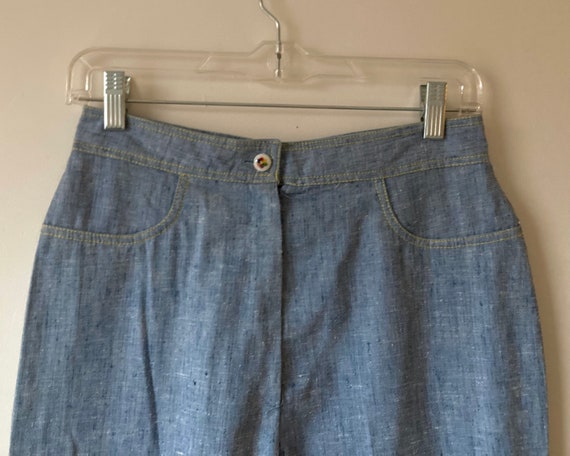 Handmade Vintage 1970s Lightweight Bell Bottoms - image 3