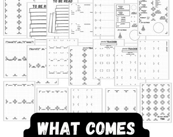 Reading Planner Printable – Book Tracker, Reading Log (Digital Download)