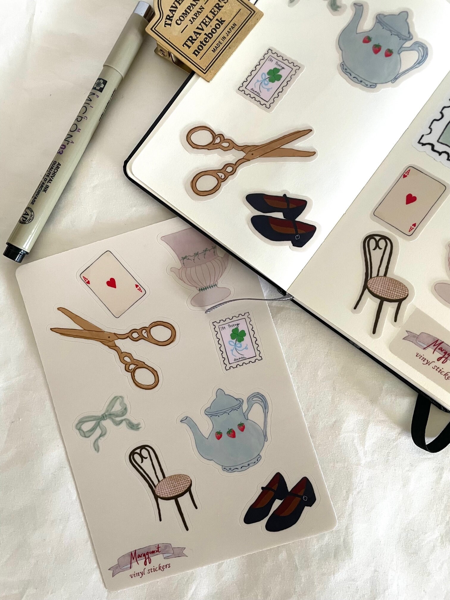 Favorite Things Vinyl Sticker Sheet - Etsy