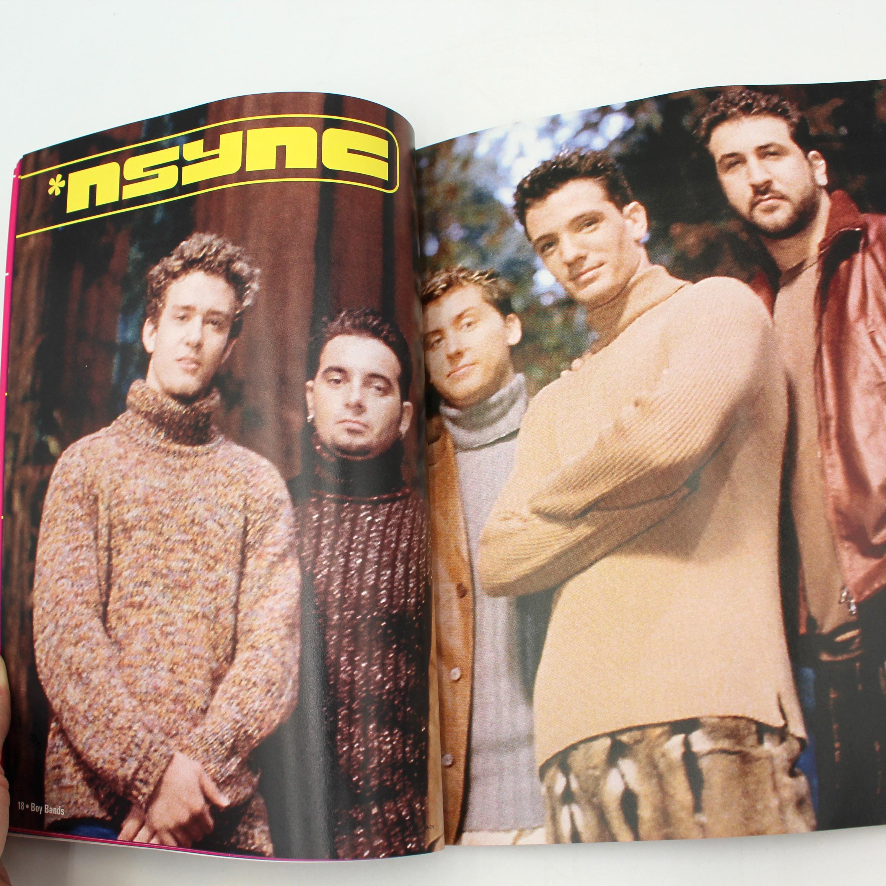 Vintage 2001 Boy Bands Fan Book - Backstreet Boys, N*sync, 98