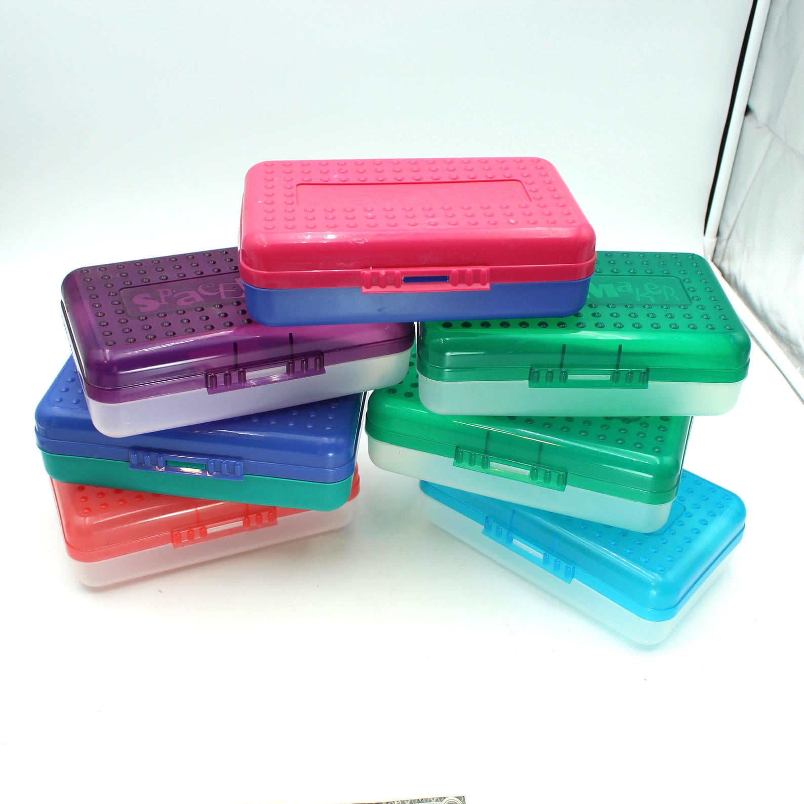 Reading Spacemaker Box YOUR CHOICE Vintage 1990s Spacemaker Pencil Box - 90s, School Supplies ...