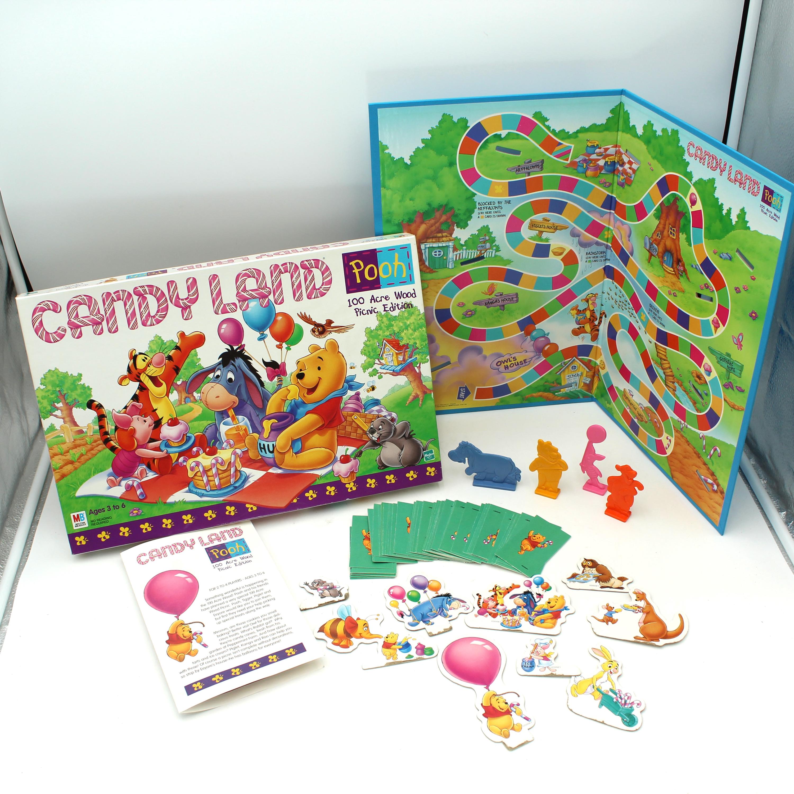 COMPLETE 1998 Disney Winnie the Pooh Candy Land Board Game