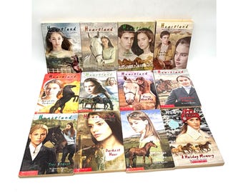 Lot of 12 "Heartland" books by Lauren Brooke - series, set, horse stories, young adult, Y2K, 2000s