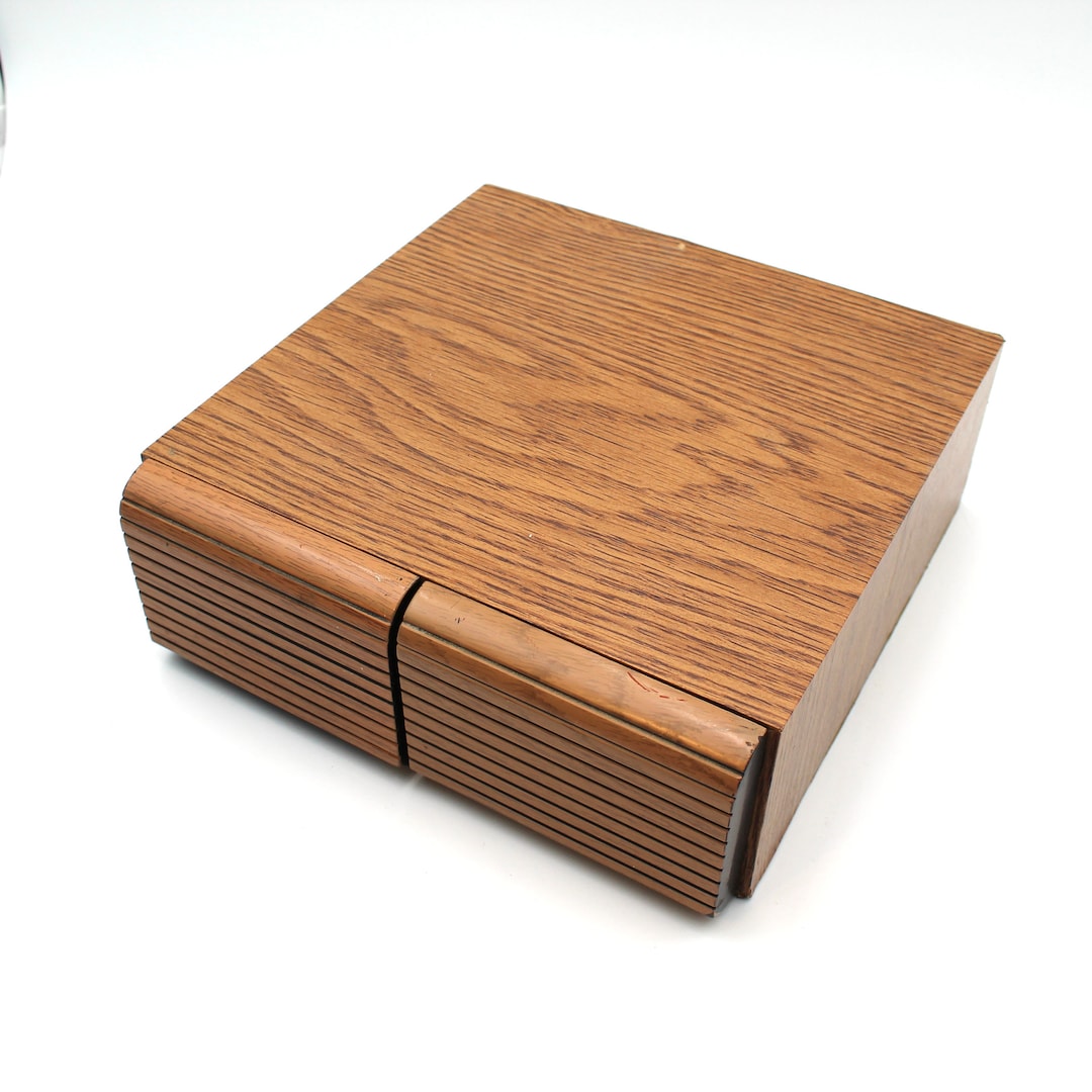 Vintage Cassette Tape Storage Case Holder, 1980s, 80s, Caddy, Desktop