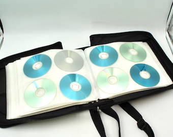 1990s Hardshell CD Case - Vintage, Laserline, 90s, Holder, Dvds