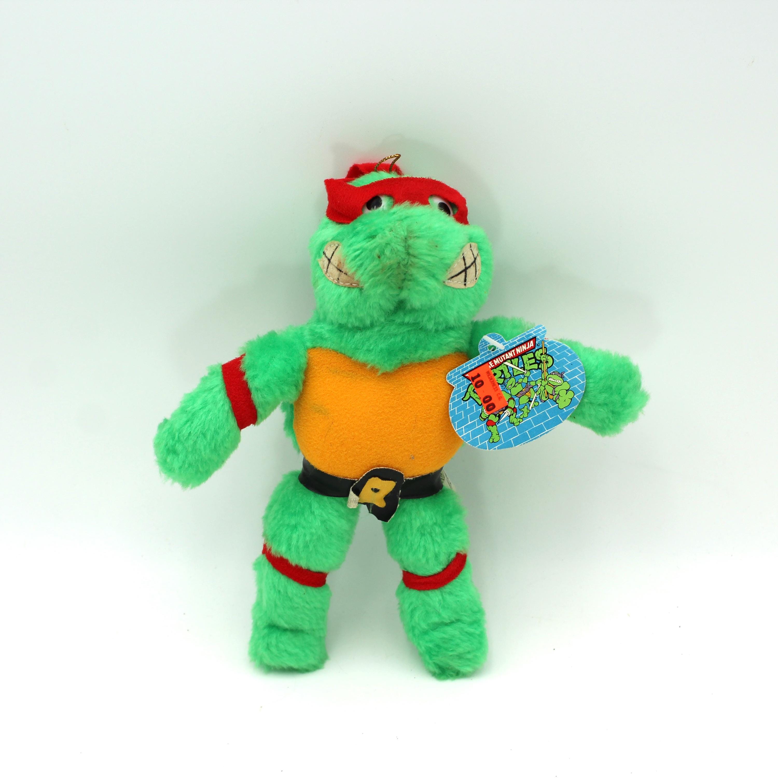 Vintage 1989 Teenage Mutant Ninja Turtle Raphael Plush With