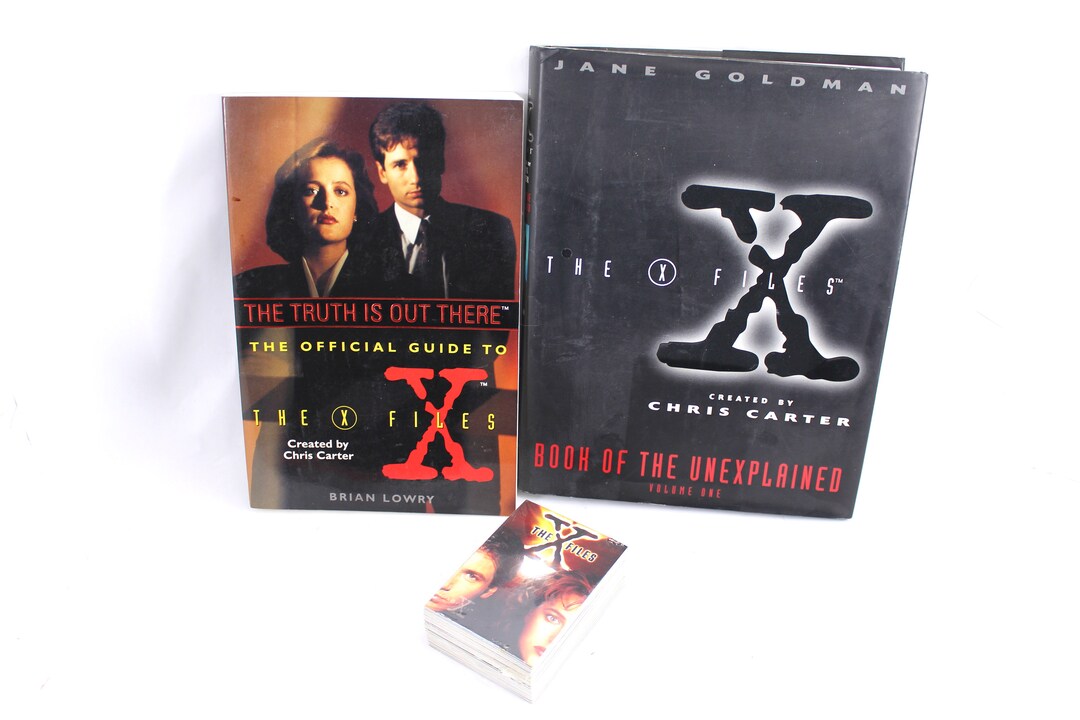Vintage Xfiles Collector Cards Official Guide and Book of Etsy