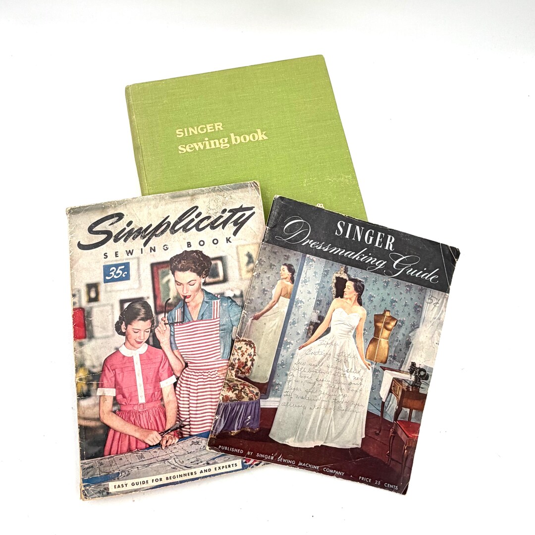 Singer Pattern Book Vintage Seamstress How-to Books - Singer Sewing Book, Dressmaking Guide ...