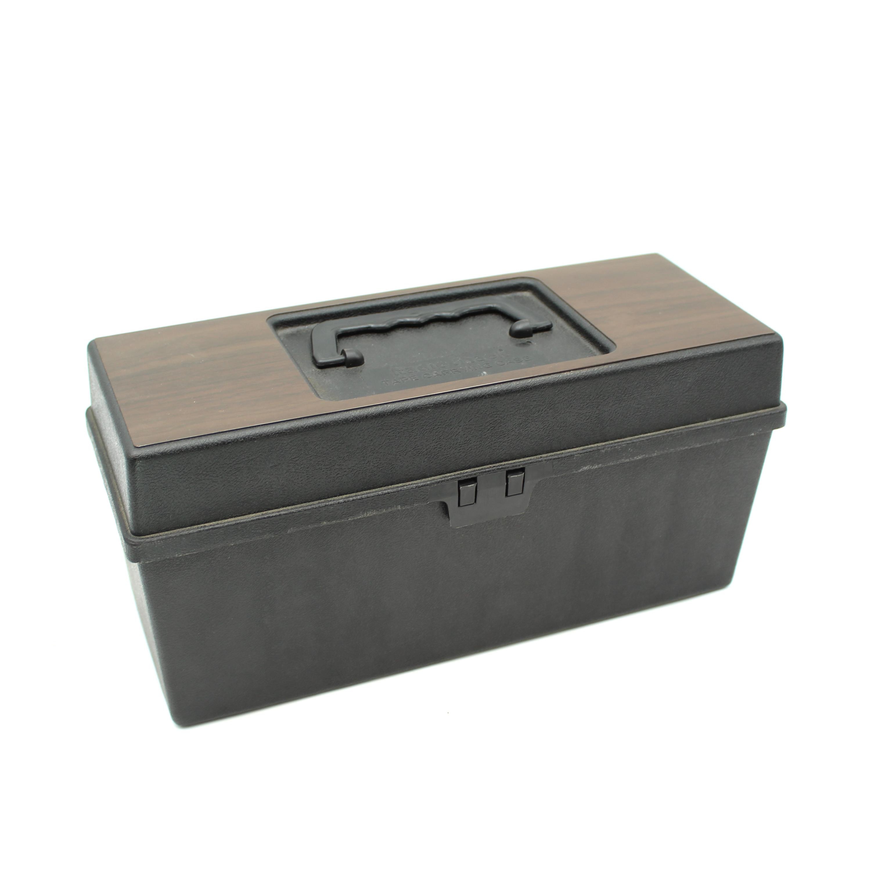 Vintage 8-track and Cassette Tape Travel Case - Holder, Rack