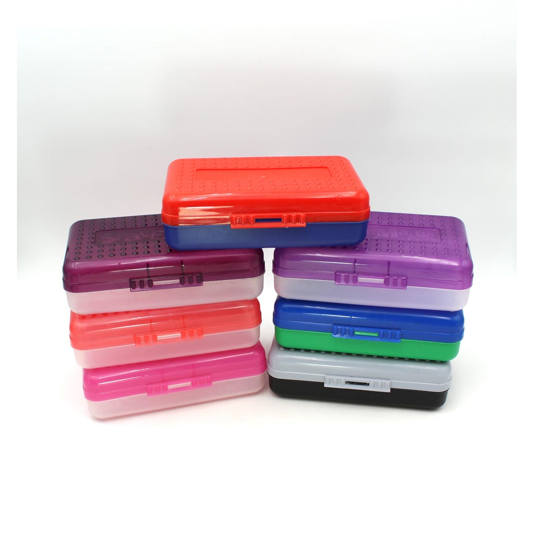 Spacemaker Box Plastic Kids YOUR CHOICE Vintage 1990s Spacemaker Pencil Box - 90s, School Supplies ...