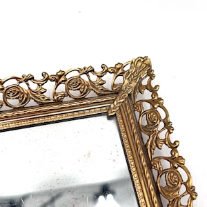 green emerald velvet dress White Burl Laminate & Gold Framed Dresser & Mirror  Rehaus
