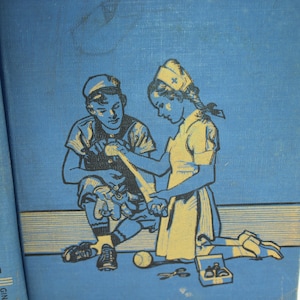 1939 health class textbook - anatomy, hygiene, diseases, exercise, nutrition, antique, schoolbooks, school books, health teacher gift