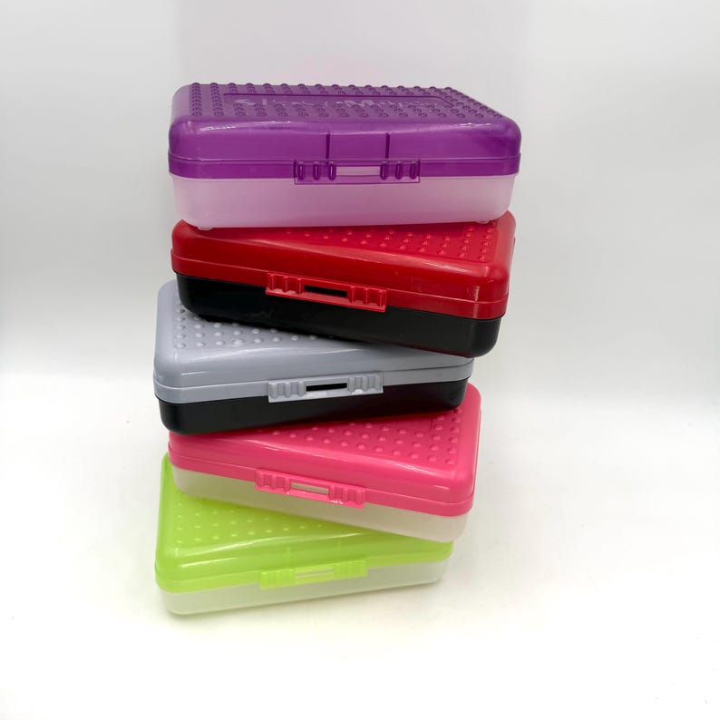 Spacemaker Box Plastic Kids YOUR CHOICE Vintage 1990s Spacemaker Pencil Box - 90s, School Supplies ...