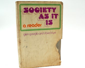 Hippies and WASPs and AI, oh my! Vintage 1970s sociology textbook - society, politics, 1960s, marriage, morality, religion, Arthur C. Clarke