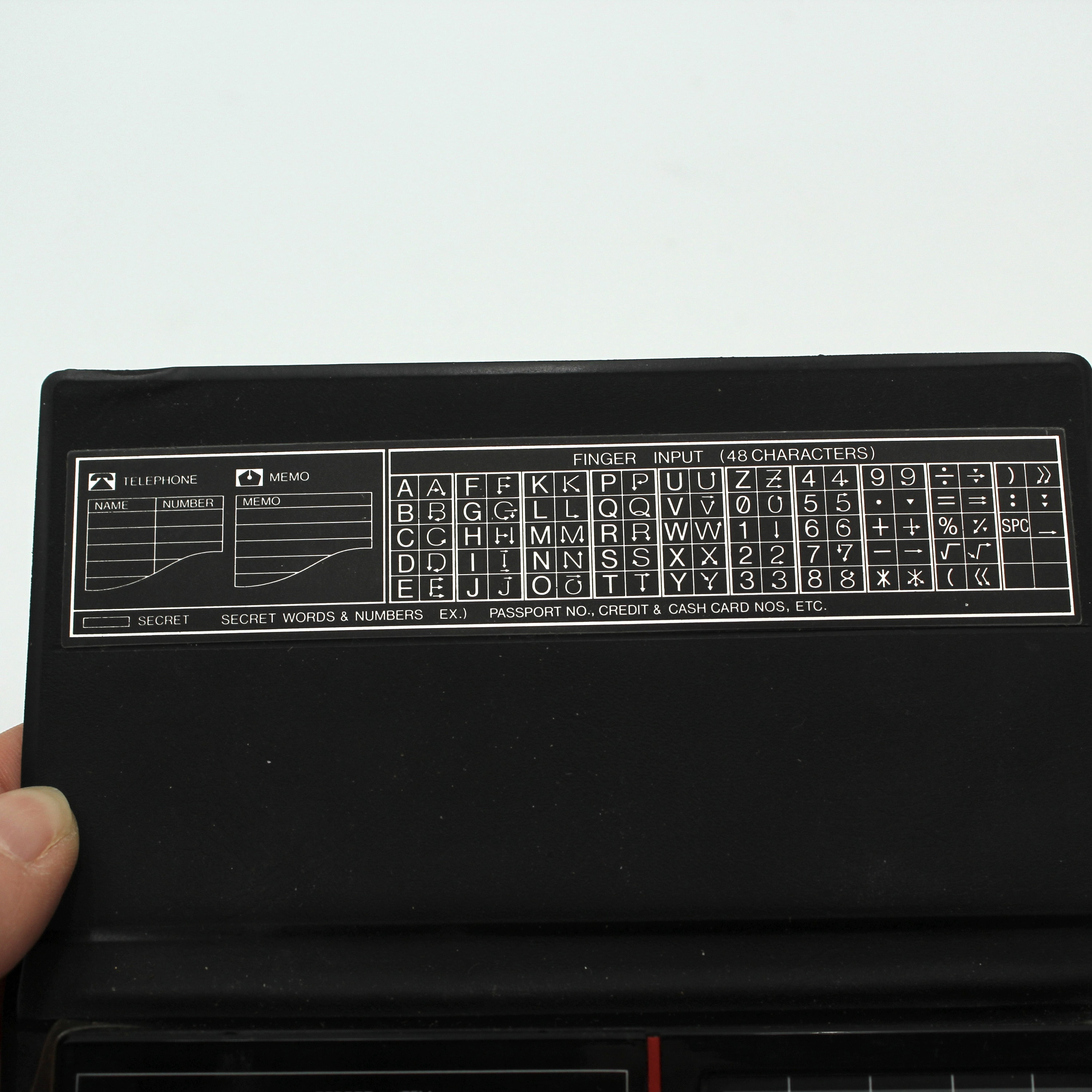 CASIO PF 8000 DATA BANK calculatrice digitale avec notice 1984 RARE Informatique