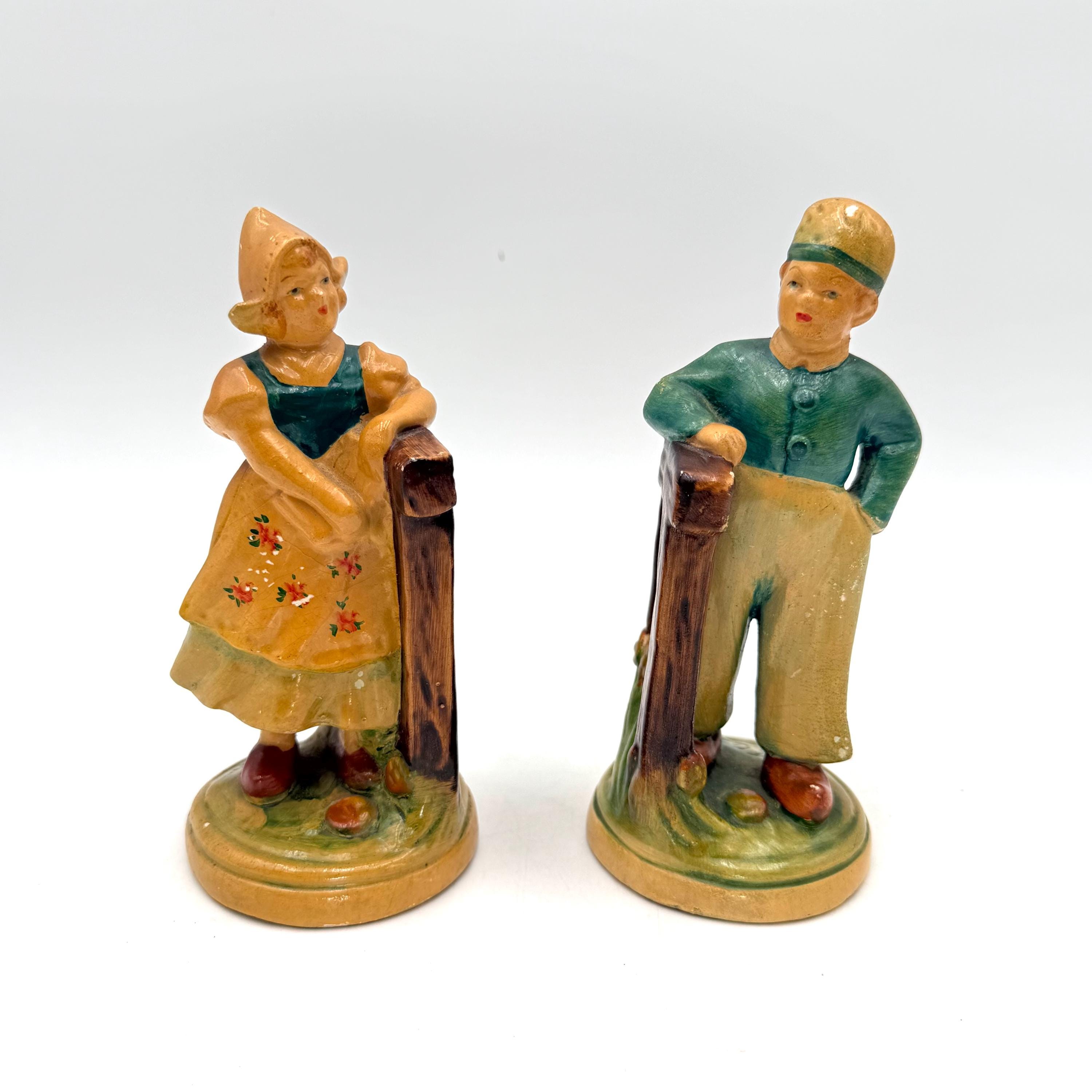 Antique Porcelain Figurine Boy Girl Children - Etsy