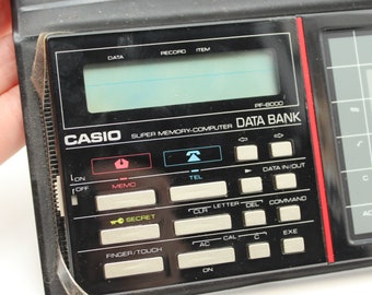 Vintage 1984 Casio Data Bank PF-8000 Personal Organizer - PDA