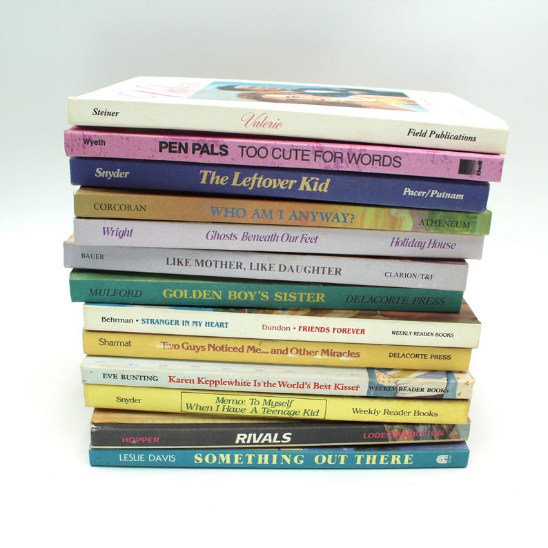 Lot of 13 1980s Preteen/tween/teen Girl Books - 80s, Young Adult ...