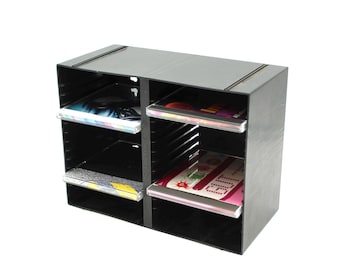 Funky 90s CD Tower - Vintage, Holder, Rack, Storage, Wood, Desktop