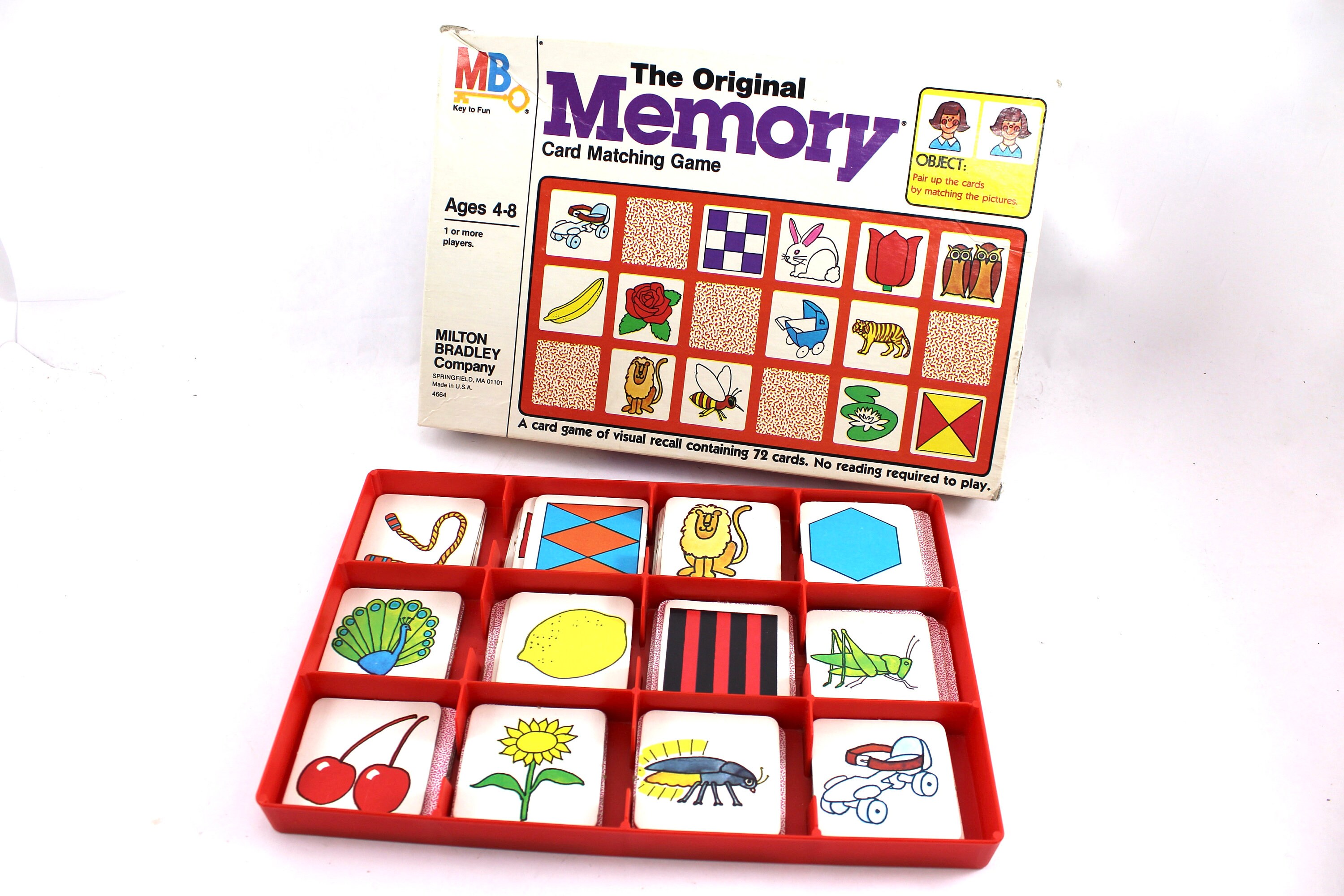 Buy Vintage 1989 Travel MEMORY GAME by Milton Bradley Online in India 