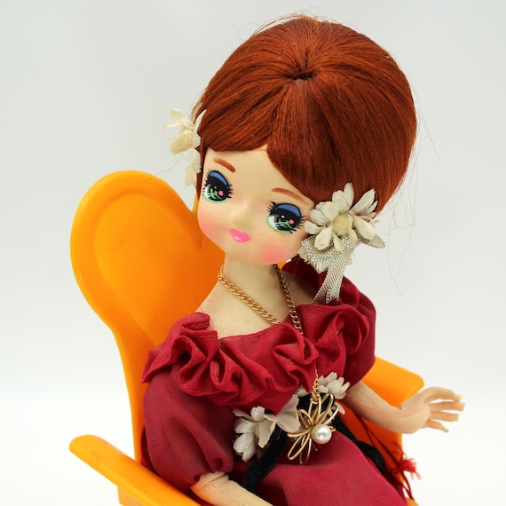 アンティーク雑貨 vintage Mickeymouth musicbox doll Rare Vintage Bradley Doll Musical Figurine - 1970s, Toys, Kawaii