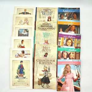 Your choice! Vintage American Girl doll books - white cover, parchment, Pleasant Company, editions, series 1, series 2, series 3