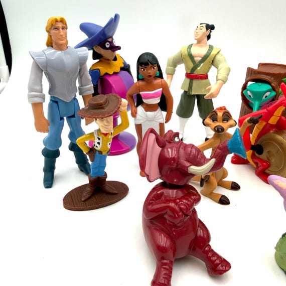 Lot of Vintage Disney Cartoon Figurines - Mcdonalds Happy Meal