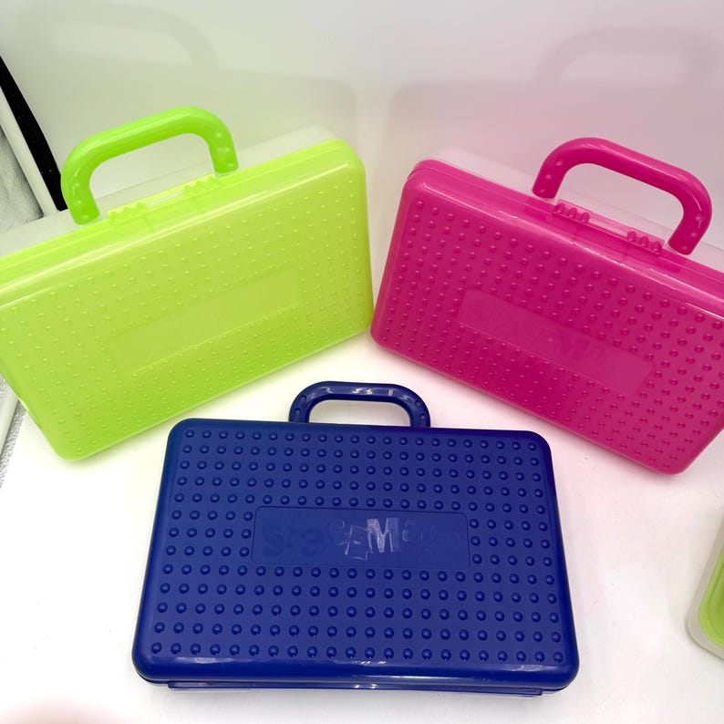 Spacemaker Box Plastic Kids YOUR CHOICE Vintage 1990s Spacemaker Pencil Box - 90s, School Supplies ...