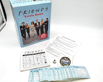 Vintage "Friends" trivia game - 90s, 1990s, TV show, Rachel, Monica, Phoebe, Ross, Chandler, Joey, 2002
