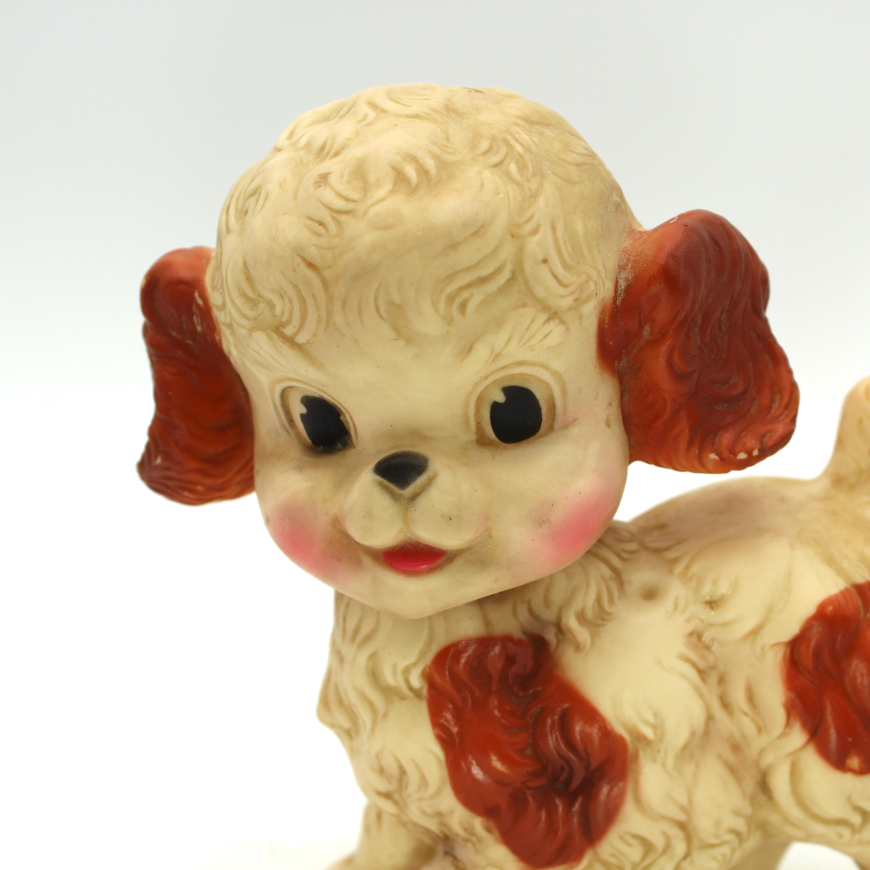 Midcentury Sun Rubber Company Puppy Dog Squeak Toy - Vintage