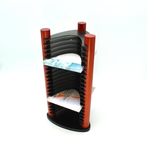 Funky 90s CD Tower - Vintage, Holder, Rack, Storage, Wood, Desktop