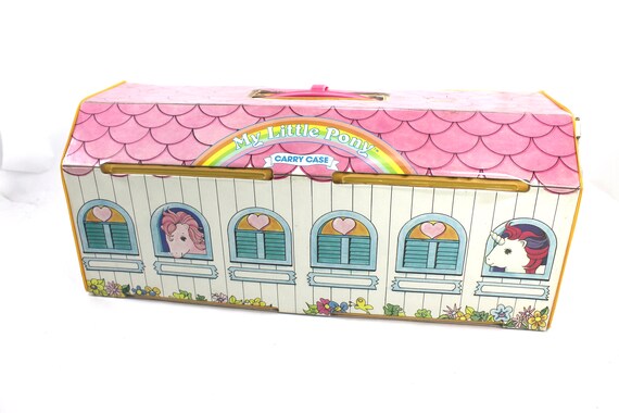 Vintage G1 My Little Pony Stable Barn Carry Case Dutch French 