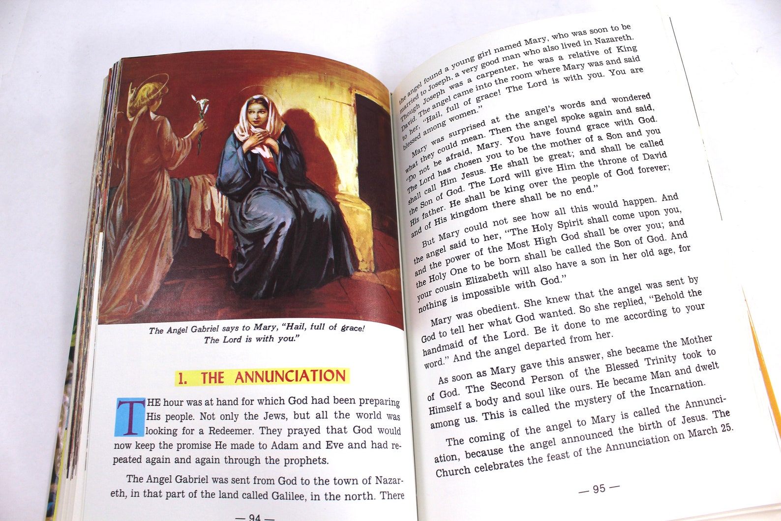 MINT Vintage Catholic Books for Kids Picture Book of Saints Etsy