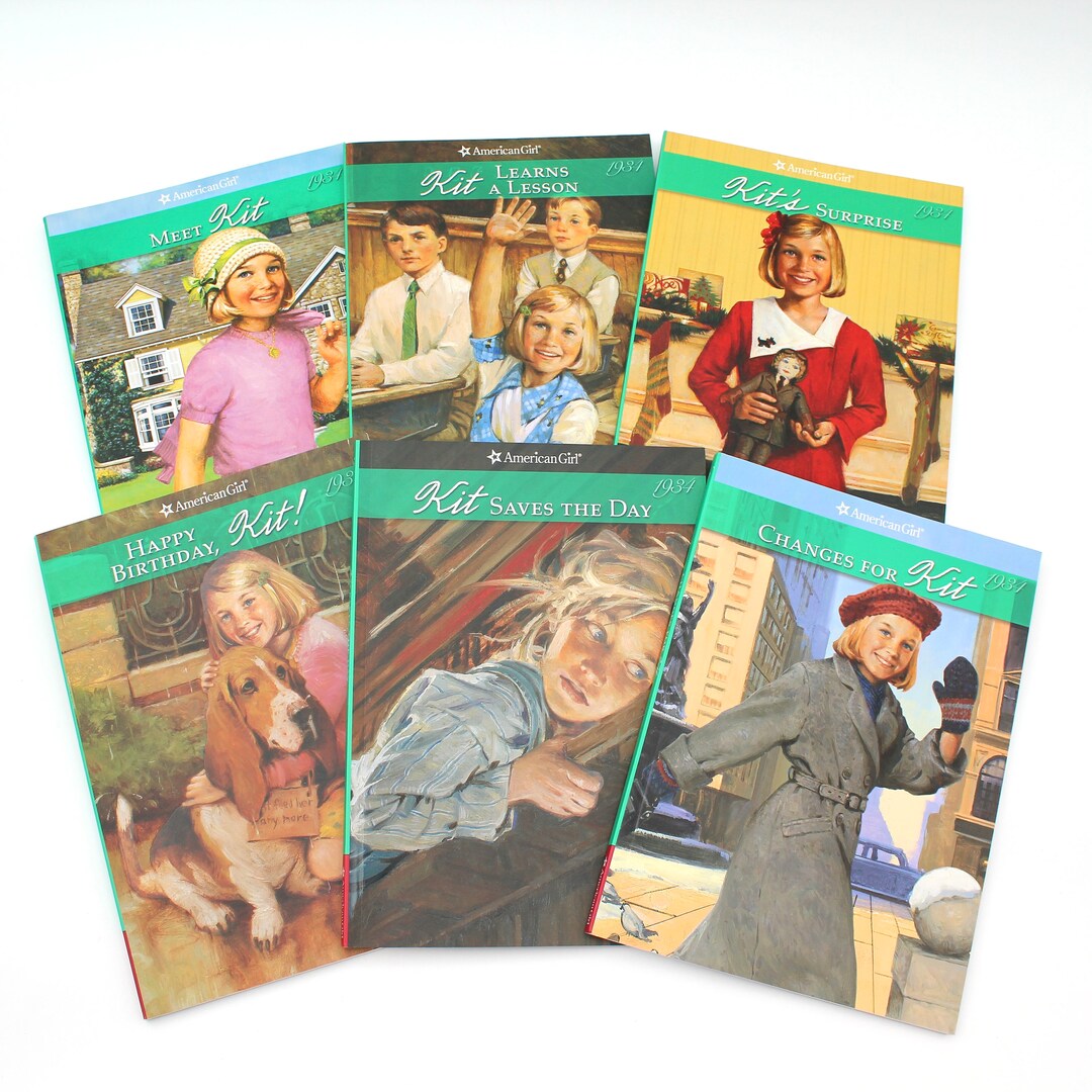 Vintage Set of Six Kit Kittridge American Girl Doll Books Etsy