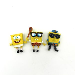 Vintage 2003 SpongeBob Squarepants PVC figurines - toys, action figures, 90s, Nickelodeon, TV show, cartoon