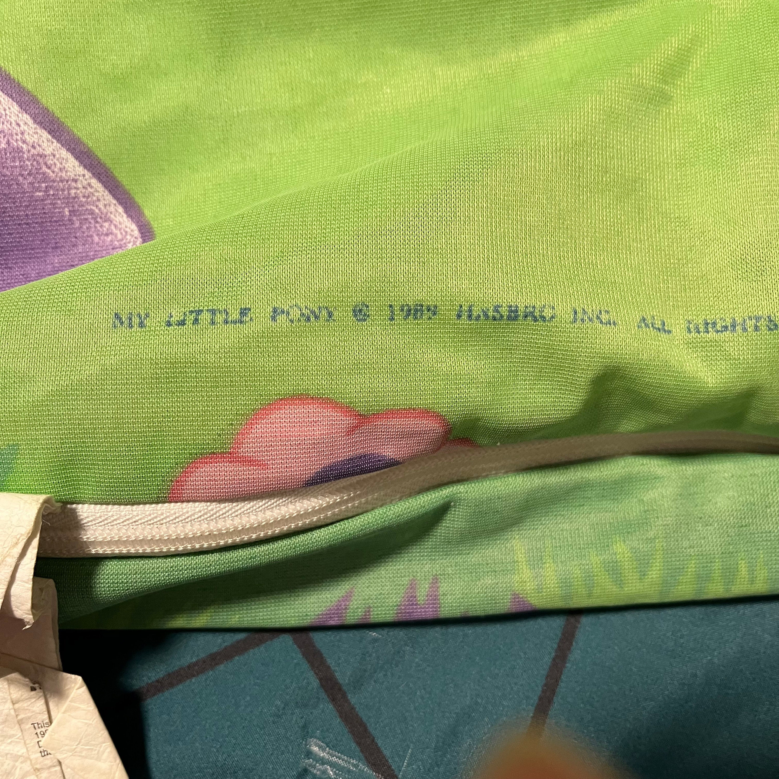 Vintage 1980s My Little Pony sleeping bag - ponies, kids, Hasbro