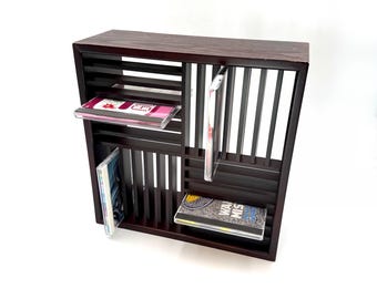 Funky 90s CD Tower - Vintage, Holder, Rack, Storage, Wood, Desktop