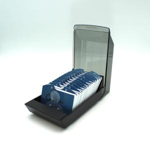 Classic Vintage Rolodex Card File - Vintage, Business Card Holder,  Telephone, Address, 1980s, 1990s, Office, Lid, Storage, Contact Info - Etsy