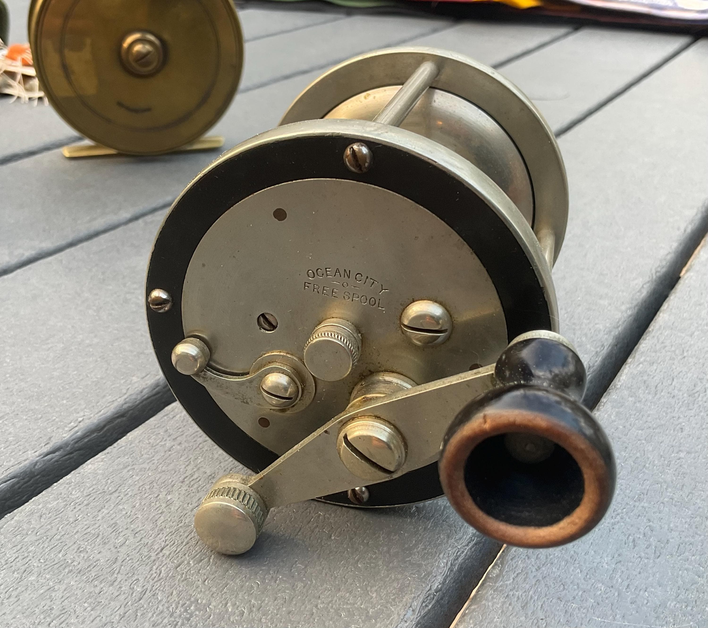 【レトロ品】 60s OCEAN CITY フライリール レトロ品】 60s OCEAN CITY フライリール Vintage Ocean City No