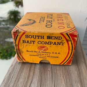 Box for Oreno Fly Rod Reel 1195 Vintage South Bend Bait Co. image 3