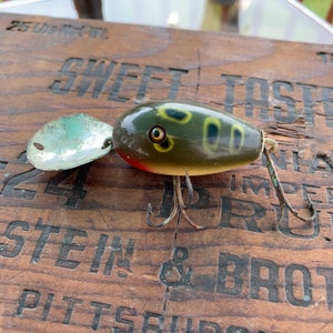 Creek Chub Flip Flap Frog Lure Glass Eye CCBCO Nice 
