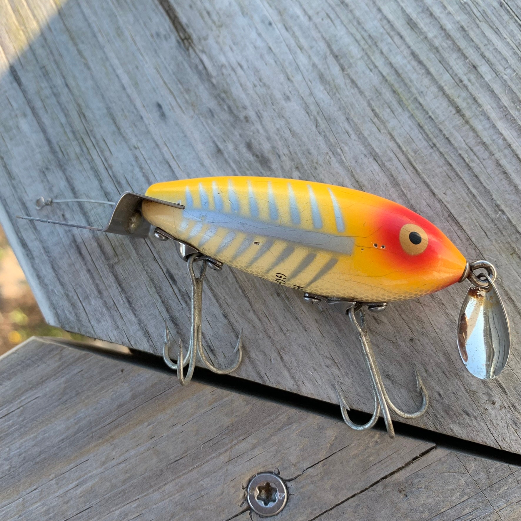 Vintage Double Hook Rattlin' Rapala Sinking Metallic Minnow Fishing Lure  Featuring Original Manufacturers Packaging -  Canada