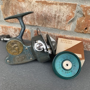 alcedo 2cs fishing reel Rare Vintage Italian Fixed Spool Antique & Vintage Tackle * Lightweight and ergonomic design VINTAGE Alcedo 2CS ERIE Green