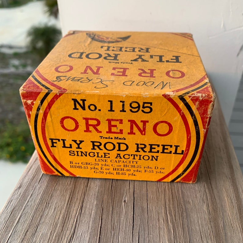 Box for Oreno Fly Rod Reel 1195 Vintage South Bend Bait Co. image 4