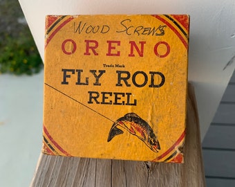 Box for Oreno Fly Rod Reel # 1195 Vintage South Bend Bait Co.