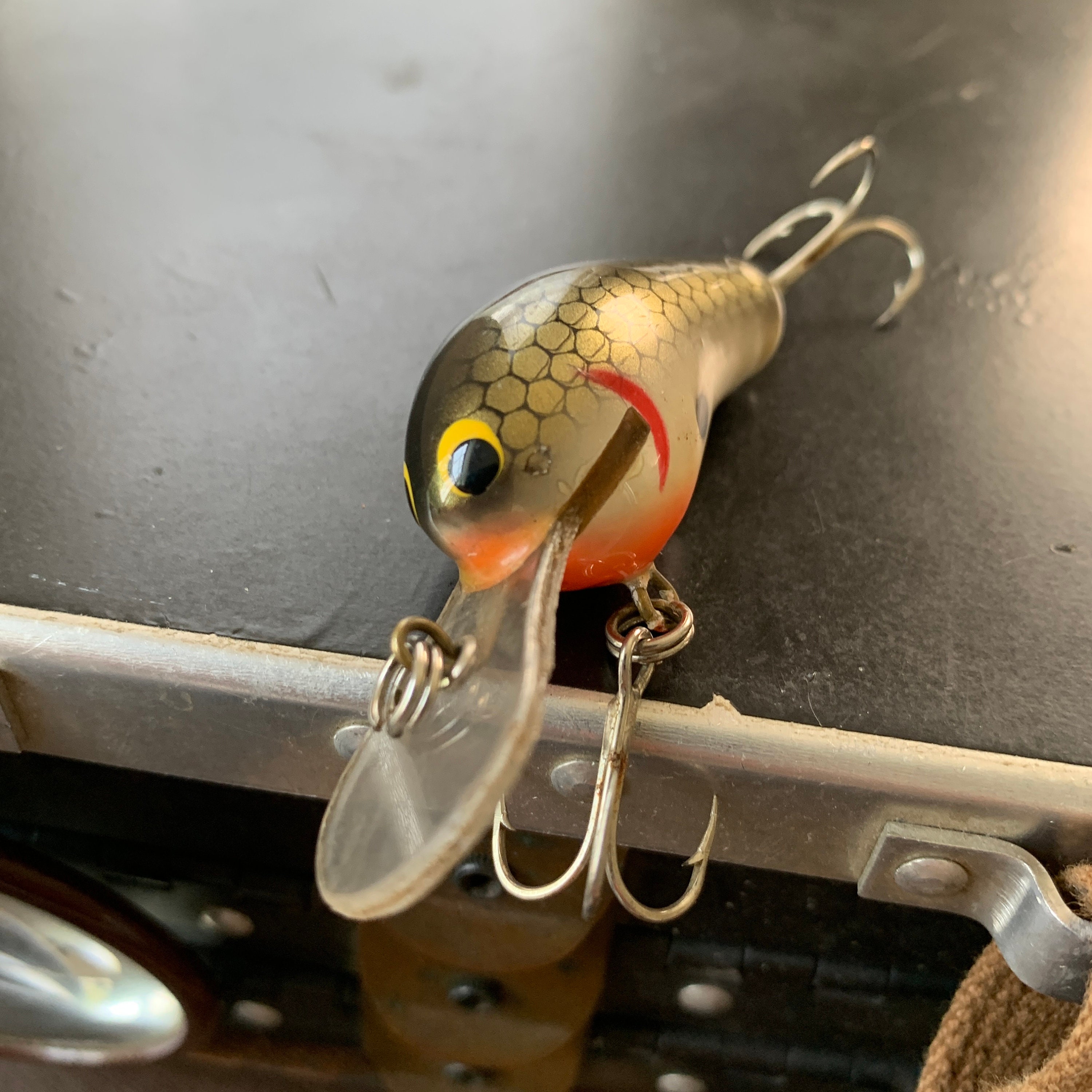 buy fishing lure with gold in rdr online Bagleys DDKB1 All Brass Hangers and Deep Diver Lip Tennessee Shad Nice