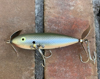 Vintage Heddon Crazy Crawler Rare Zink Eye Blk/ Wh With Vintage Heddon Crazy Crawler Rare Zink Eye Blk/ Wh With